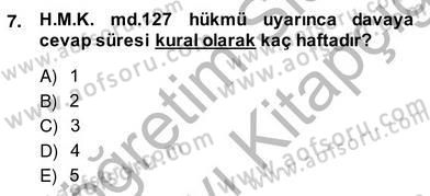 Hukuk Dili Ve Adli Yazışmalar Dersi 2013 - 2014 Yılı (Vize) Ara Sınav Soruları 7. Soru