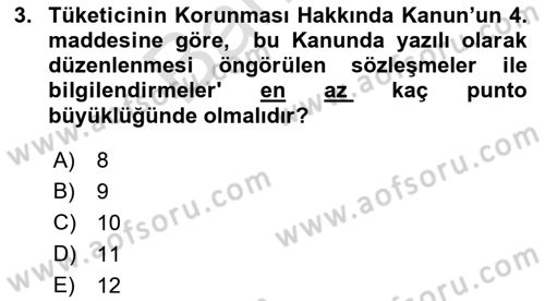 Hukuk Dili Ve Adli Yazışmalar Dersi 2021 - 2022 Yılı (Final) Dönem Sonu Sınavı 3. Soru