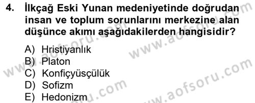 İnsan Hakları Ve Kamu Özgürlükleri Dersi 2012 - 2013 Yılı (Final) Dönem Sonu Sınav Soruları 4. Soru