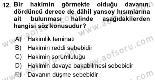 İnsan Hakları Ve Kamu Özgürlükleri Dersi 2022 - 2023 Yılı Yaz Okulu Sınav Soruları 12. Soru