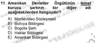 İnsan Hakları Ve Kamu Özgürlükleri -x Dersi 2013 - 2014 Yılı Tek Ders Sınav Soruları 11. Soru