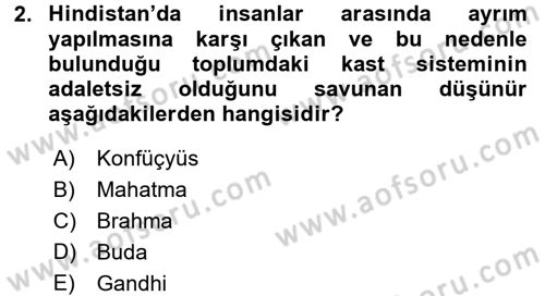 İnsan Hakları Ve Kamu Özgürlükleri -x Dersi 2015 - 2016 Yılı Tek Ders Sınav Soruları 2. Soru