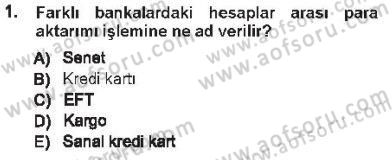 Büro Teknolojileri Dersi 2012 - 2013 Yılı Tek Ders Sınav Soruları 1. Soru