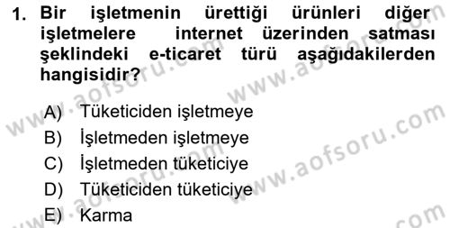 Büro Teknolojileri Dersi 2018 - 2019 Yılı (Final) Dönem Sonu Sınav Soruları 1. Soru