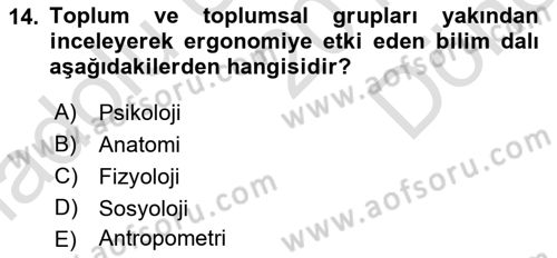Büro Teknolojileri Dersi 2019 - 2020 Yılı (Final) Dönem Sonu Sınav Soruları 14. Soru