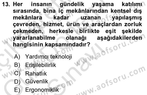 Büro Teknolojileri Dersi 2021 - 2022 Yılı (Final) Dönem Sonu Sınav Soruları 13. Soru