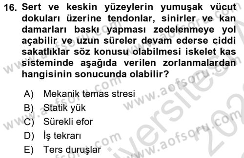 Büro Teknolojileri Dersi 2021 - 2022 Yılı Yaz Okulu Sınav Soruları 16. Soru