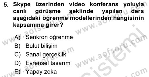 Büro Teknolojileri Dersi 2022 - 2023 Yılı (Final) Dönem Sonu Sınav Soruları 5. Soru