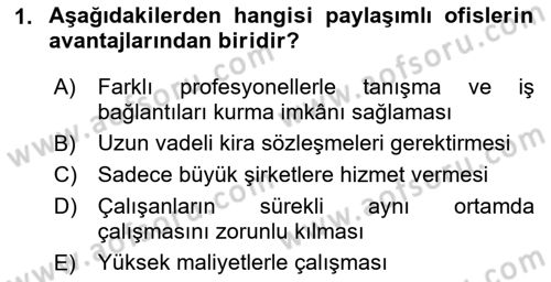 Büro Teknolojileri Dersi 2024 - 2025 Yılı (Final) Dönem Sonu Sınav Soruları 1. Soru