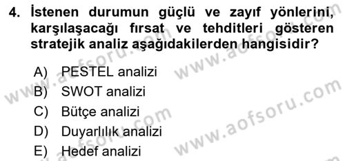 Büro Teknolojileri Dersi 2024 - 2025 Yılı (Final) Dönem Sonu Sınav Soruları 4. Soru