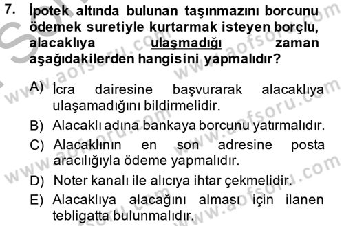 Damga Vergisi Ve Harçlar Bilgisi Dersi 2014 - 2015 Yılı (Final) Dönem Sonu Sınav Soruları 7. Soru