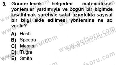 Ulusal Yargı Ağı Projesi 1 Dersi 2012 - 2013 Yılı (Vize) Ara Sınav Soruları 3. Soru