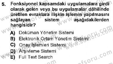 Ulusal Yargı Ağı Projesi 1 Dersi 2012 - 2013 Yılı (Vize) Ara Sınav Soruları 5. Soru