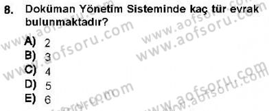 Ulusal Yargı Ağı Projesi 1 Dersi 2012 - 2013 Yılı (Vize) Ara Sınav Soruları 8. Soru
