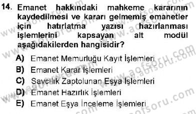 Ulusal Yargı Ağı Projesi 1 Dersi 2012 - 2013 Yılı (Final) Dönem Sonu Sınav Soruları 14. Soru