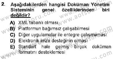 Ulusal Yargı Ağı Projesi 1 Dersi 2012 - 2013 Yılı (Final) Dönem Sonu Sınav Soruları 2. Soru