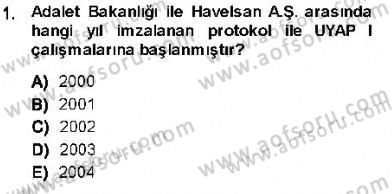 Ulusal Yargı Ağı Projesi 1 Dersi 2013 - 2014 Yılı (Vize) Ara Sınav Soruları 1. Soru