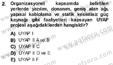 Ulusal Yargı Ağı Projesi 1 Dersi 2013 - 2014 Yılı (Vize) Ara Sınav Soruları 2. Soru