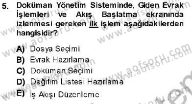 Ulusal Yargı Ağı Projesi 1 Dersi 2013 - 2014 Yılı (Vize) Ara Sınav Soruları 5. Soru