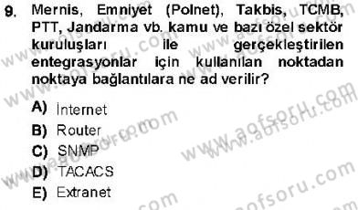 Ulusal Yargı Ağı Projesi 1 Dersi 2013 - 2014 Yılı (Vize) Ara Sınav Soruları 9. Soru