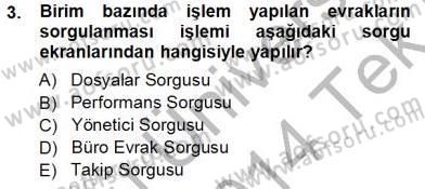 Ulusal Yargı Ağı Projesi 1 Dersi 2013 - 2014 Yılı Tek Ders Sınav Soruları 3. Soru