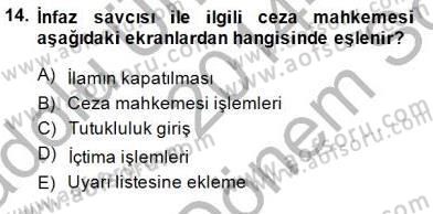 Ulusal Yargı Ağı Projesi 1 Dersi 2014 - 2015 Yılı (Final) Dönem Sonu Sınav Soruları 14. Soru