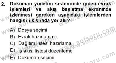 Ulusal Yargı Ağı Projesi 1 Dersi 2014 - 2015 Yılı (Final) Dönem Sonu Sınav Soruları 2. Soru