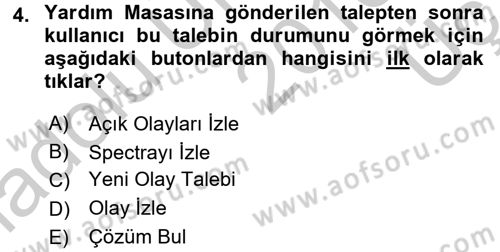 Ulusal Yargı Ağı Projesi 1 Dersi 2016 - 2017 Yılı 3 Ders Sınav Soruları 4. Soru