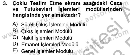 Ulusal Yargı Ağı Projesi 2 Dersi 2012 - 2013 Yılı (Vize) Ara Sınav Soruları 3. Soru