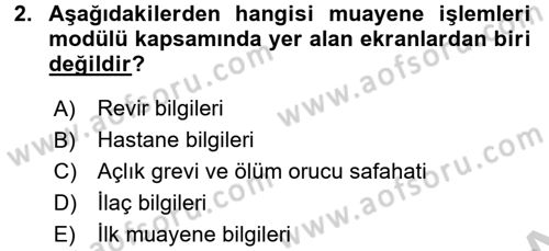 Ulusal Yargı Ağı Projesi 2 Dersi 2016 - 2017 Yılı 3 Ders Sınav Soruları 2. Soru