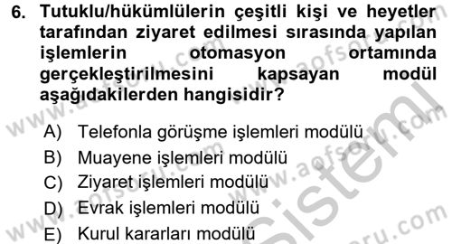Ulusal Yargı Ağı Projesi 2 Dersi 2016 - 2017 Yılı (Vize) Ara Sınav Soruları 6. Soru