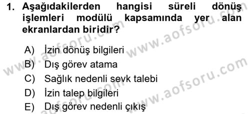 Ulusal Yargı Ağı Projesi 2 Dersi 2017 - 2018 Yılı 3 Ders Sınav Soruları 1. Soru