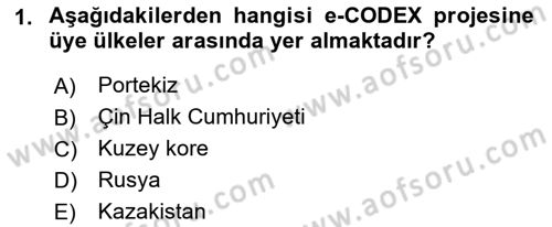 Mesleki Bilgisayar Ve Uyap Dersi 2022 - 2023 Yılı Yaz Okulu Sınav Soruları 1. Soru
