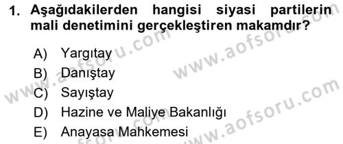 Temel Kalem Mevzuatı Bilgisi Dersi 2021 - 2022 Yılı (Vize) Ara Sınav Soruları 1. Soru