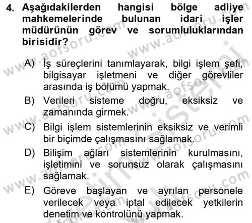 Temel Kalem Mevzuatı Bilgisi Dersi 2022 - 2023 Yılı Yaz Okulu Sınav Soruları 4. Soru
