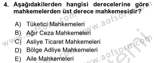 Temel Kalem Mevzuatı Bilgisi Dersi 2023 - 2024 Yılı (Vize) Ara Sınav Soruları 4. Soru