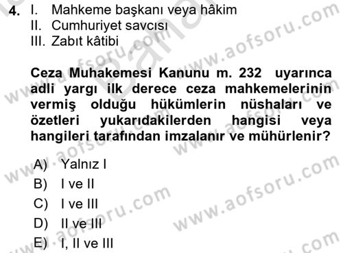 Temel Kalem Mevzuatı Bilgisi Dersi 2023 - 2024 Yılı (Final) Dönem Sonu Sınav Soruları 4. Soru