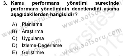 Afet Sosyolojisi Dersi 2017 - 2018 Yılı (Final) Dönem Sonu Sınav Soruları 3. Soru