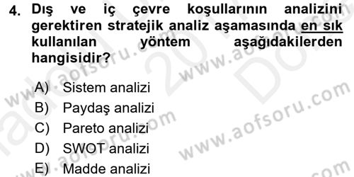 Afet Sosyolojisi Dersi 2017 - 2018 Yılı (Final) Dönem Sonu Sınav Soruları 4. Soru