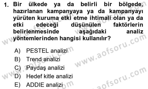 Acil Durum ve Afet Farkındalık Eğitimi Dersi 2018 - 2019 Yılı (Final) Dönem Sonu Sınav Soruları 1. Soru