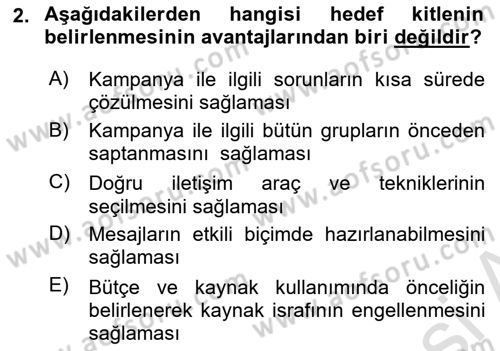 Acil Durum ve Afet Farkındalık Eğitimi Dersi Ara Sınavı Deneme Sınav Soruları 2. Soru