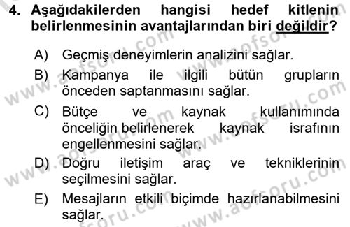 Acil Durum ve Afet Farkındalık Eğitimi Dersi Ara Sınavı Deneme Sınav Soruları 4. Soru