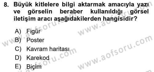 Acil Durum ve Afet Farkındalık Eğitimi Dersi 2022 - 2023 Yılı (Final) Dönem Sonu Sınav Soruları 8. Soru