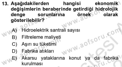 Arama Kurtarma Bilgisi ve Etik Değerler Dersi 2021 - 2022 Yılı Yaz Okulu Sınav Soruları 13. Soru