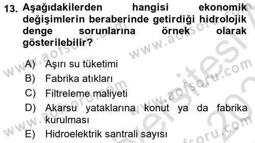 Arama Kurtarma Bilgisi ve Etik Değerler Dersi 2022 - 2023 Yılı Yaz Okulu Sınav Soruları 13. Soru