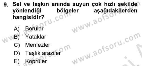 Arama Kurtarma Bilgisi ve Etik Değerler Dersi 2025 - 2026 Yılı (Final) Dönem Sonu Sınav Soruları 9. Soru