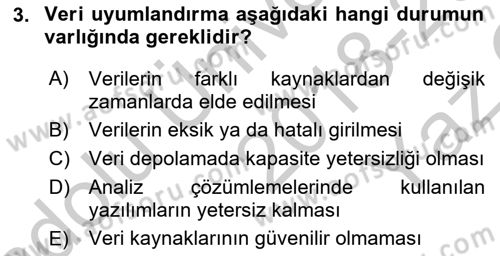 Kent, Planlama ve Afet Risk Yönetimi Dersi 2018 - 2019 Yılı Yaz Okulu Sınav Soruları 3. Soru