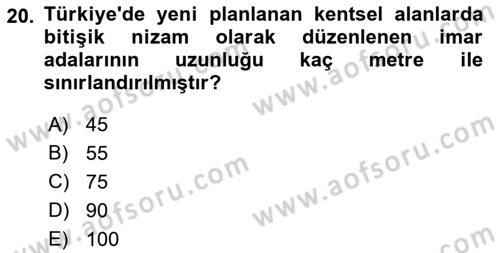 Yangın ve Yangın Güvenliği Dersi 2018 - 2019 Yılı (Vize) Ara Sınav Soruları 20. Soru