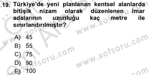 Yangın ve Yangın Güvenliği Dersi 2021 - 2022 Yılı (Vize) Ara Sınavı 19. Soru