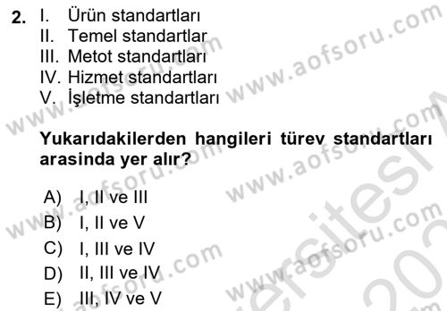 Yangın ve Yangın Güvenliği Dersi 2021 - 2022 Yılı (Final) Dönem Sonu Sınavı 2. Soru